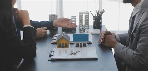 Real estate agent and sales manager team analysis pricing of rental ...