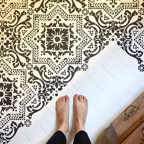 You can paint tile!!! 😳😀 Royal Design Studio (@royalstencils) on ...