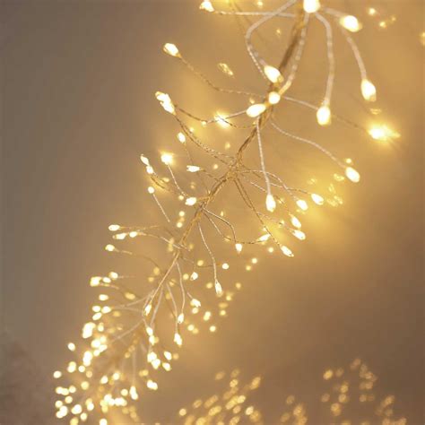 Qbis 480 LED Cluster Lights – Warm White Plug-in Christmas Fairy Lights ...