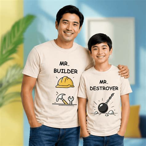 Dad Son T-Shirt Combo– Customfy