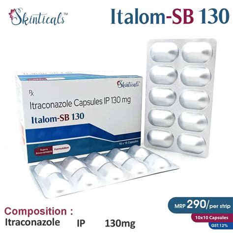 Italom SB 130 Capsule (Itraconazole (130mg))