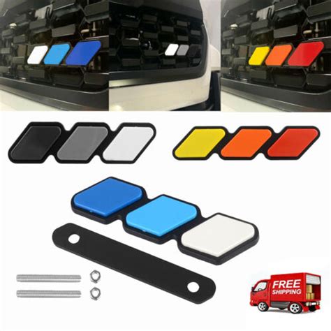 3-Color Front Grille Emblem Badge Decor For Toyota India | Ubuy