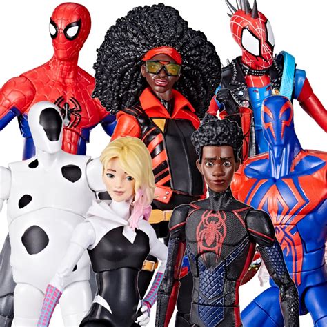 Spider-Man Across The Spider-Verse Marvel Legends 6-Inch Action Figures ...