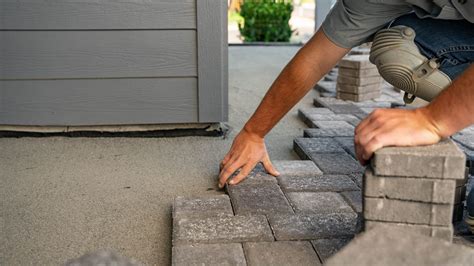 Installing Concrete Pavers Over Dirt What's The Easiest Way For Me To