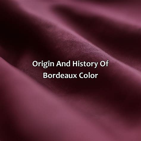 What Color Is Bordeaux - colorscombo.com