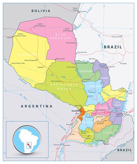 Where is Paraguay? 🇵🇾 | Mappr