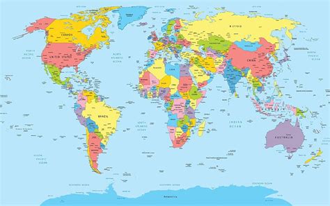 Image result for World Map HD