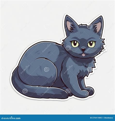 Flat Border Sticker With Clear Edge And High Contrast Stock Image | CartoonDealer.com #275411773