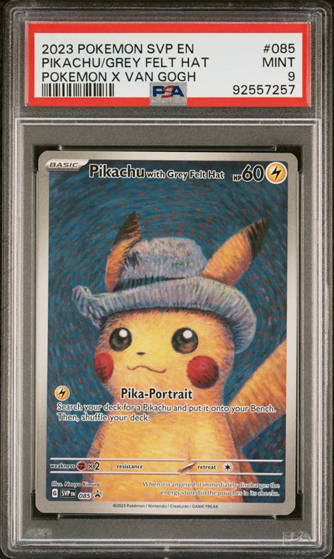 Pikachu van Gogh PSA 9 - Global Card Shop
