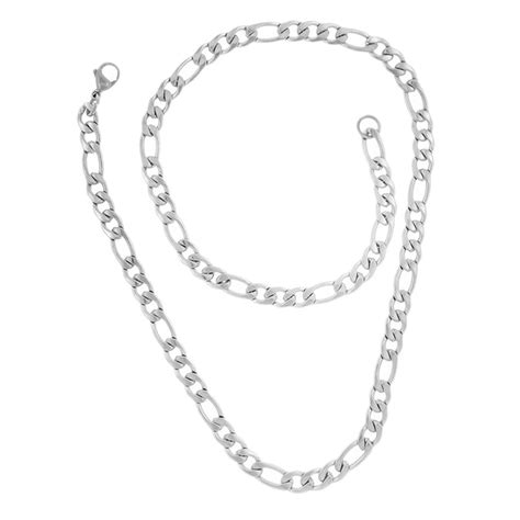 Buy Saizen Stainless Steel Chain for Men (Silver) at Amazon.in