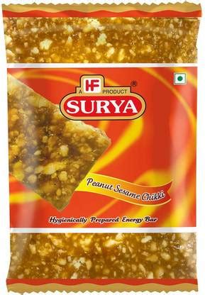 Surya Crushed Peanut Chikki - 100g Pouch Price in India - Buy Surya ...