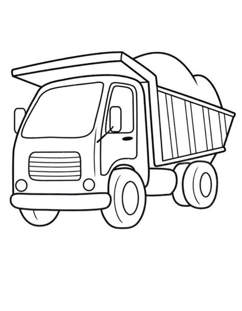Garbage Truck Coloring Pages (Free Printable PDF)