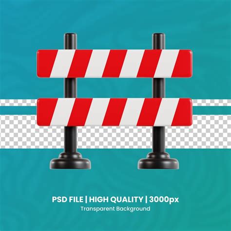 Roadblock 3d high quality render protection and security transparent ...