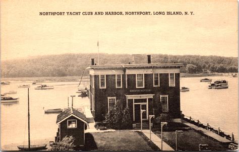 NORTHPORT YACHT CLUB & HARBOR : LONG ISLAND, NEW YORK : RPPC | THE ...