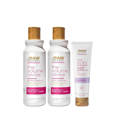 Amazon.com : Raw Sugar Volume Revive Shampoo and Conditioner Set (18 Fl ...