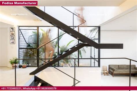 Stair Railing Wood And Steel, Floating Stairs With Glass Railing ...