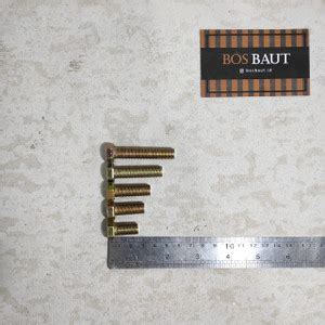 Jual Baut Mur Besi M10x70 Kuning (Kunci 14) - Kota Surabaya - Bos Baut ...