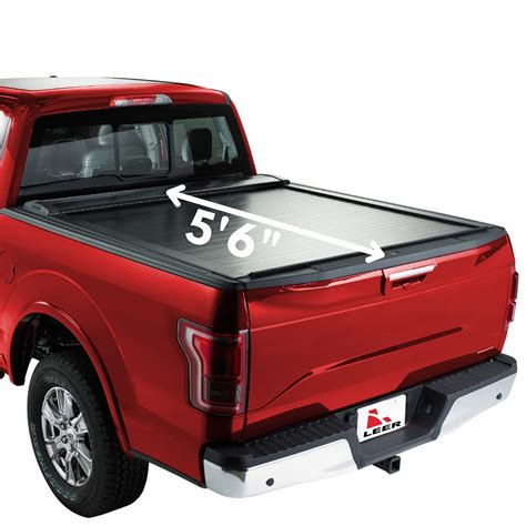 Amazon.com: LEER ROLLITUP | Retractable Truck Bed Tonneau Cover | Fits ...