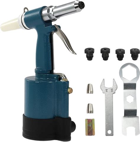 POWER AERO NOVIA Air Riveter1/8, 5/32", 3/16" and 1/4" Capacity Pneumatic Rivet Gun2.4－6.4mm ...