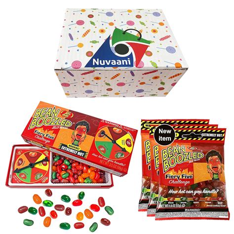 Buy Jelly Belly Beanboozled Fiery Five Spicy Jelly Beans Extremely Hot ...