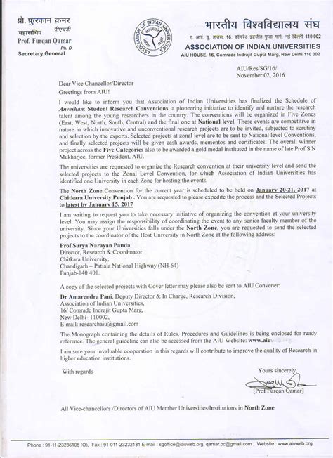 AIU Zonal Student's Research Convention | Chitkara University