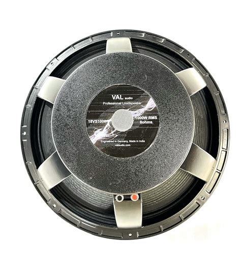 VAL audio 18VS1000-8 : 18” - 1000W RMS - 4" VC - 8 ohm Subwoofer Price ...