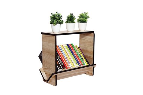 Krisant Small Space Saver Book Shelf Stand For Home Library,Living Room ...