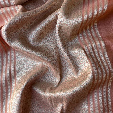 Peach tissue saree – Studio Thari