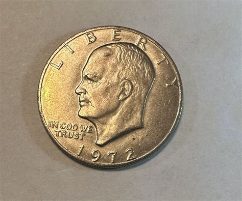 1972 One Dollar Liberty Eisenhower Coin Circulated No Mint Mark | eBay
