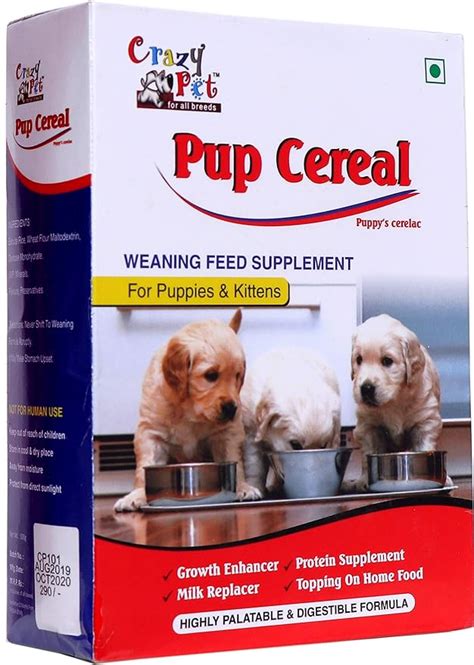 Crazy Pet Pup Cereal Vanilla Flavour (Crazy Pet Cerelac) : Amazon.in ...