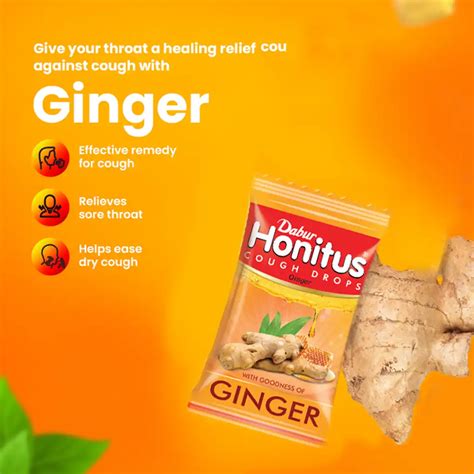 Dabur Honitus Ginger Cough Drops
