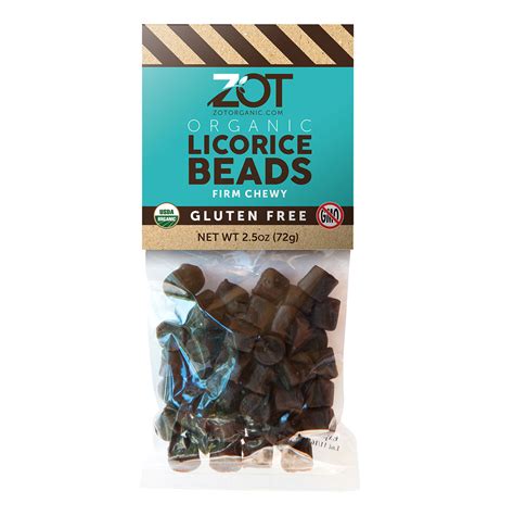 ZOT Organic Chewy Licorice Beads 2.5oz – Organic Licorice extract ...