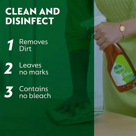 Buy DETTOL LIQUID DISINFECTANT CLEANER SURFACE SANITIZER SPRAY 500ML ...