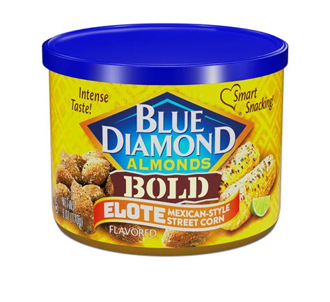 Blue Diamond Almonds, BOLD Elote Mexican Street Corn Flavored Snack ...