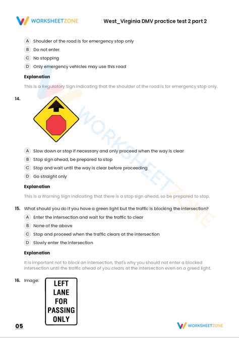 Free Printable Kansas DMV Practice Test Worksheetzone, 59% OFF