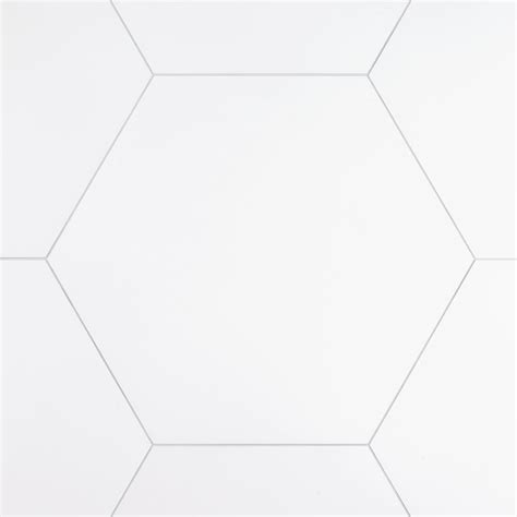 Adessi | Opal White Porcelain Hexagon Tile, 26 x 30, 10.5 mm Thick ...