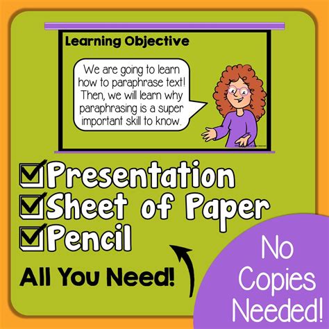 Image result for Paraphrasing Lesson Video