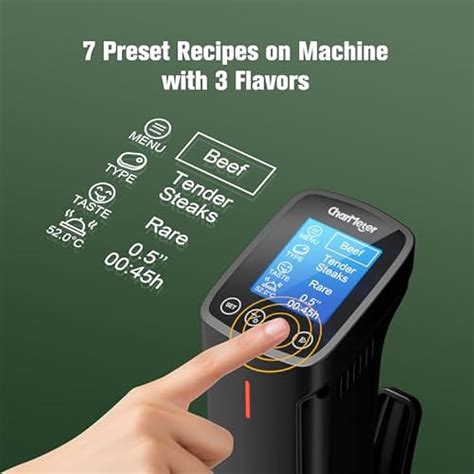 CharMeter Sous Vide Machine CSV-100-W, 2.4g Wifi Sous Vide India | Ubuy