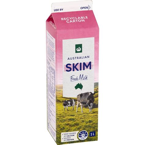 Calories in Woolworths Skim Milk calcount