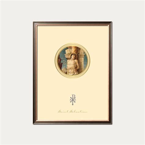 St. Sebastian Patron Saint of Athletes Christian Martyr Patron Saint of ...