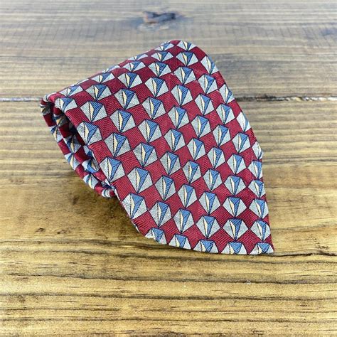 ROBERT TALBOTT BRITCHES MEN'S TIE GEOMETRIC PRINT 4"... - Depop