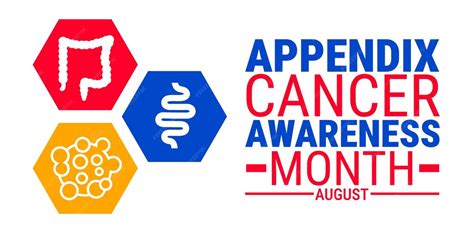 Appendix cancer awareness month | Premium Vector