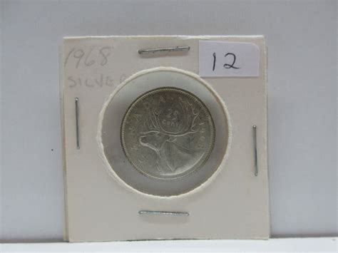 1968 .25 Canadian Quarter