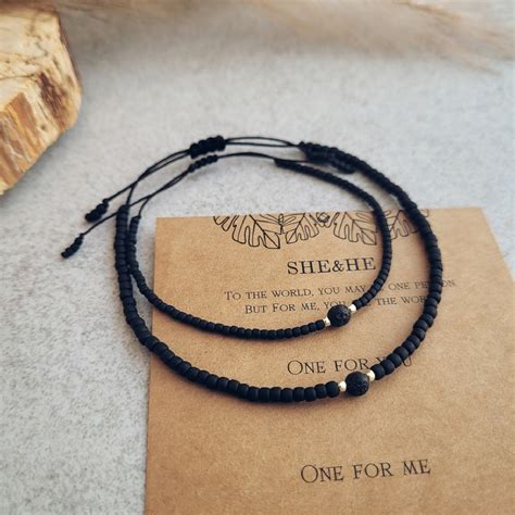 Buy Couple Matching Bracelets Online In India - Etsy India