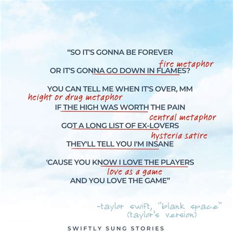 The Perfect Storm of "Blank Space": Full Lyrical Analysis - Swiftly ...