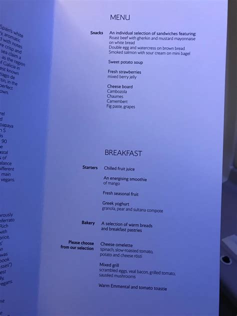 FlyerTalk Forums - New Club World Service 2017 - catering and bedding – experiences and reactions