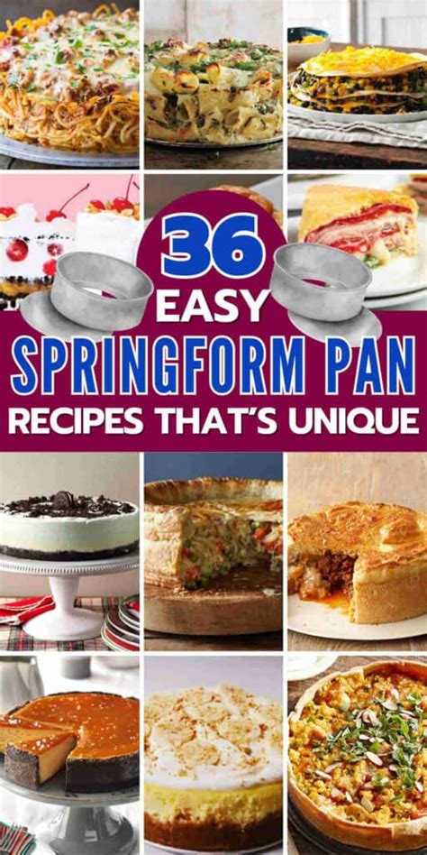 Image result for Spring Form Recipes