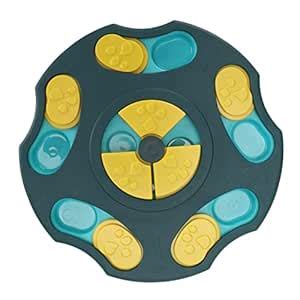 Slow Feeder Dog Bowls Round Multi-Functional Bite-Resistant Safe to ...