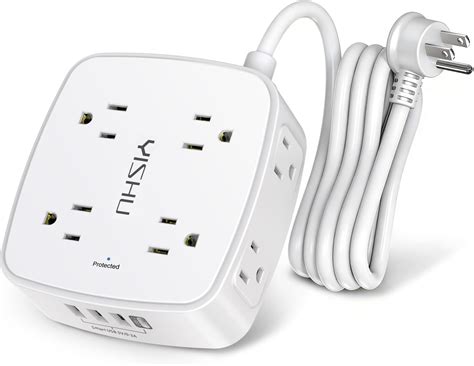 6 Ft Surge Protector Power Strip 8 Widely Outlets 4 | Desertcart INDIA