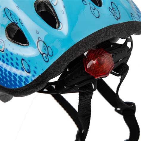 儿童头盔带灯 自行车平衡车安全帽 单车轮滑骑行头盔护具装备外贸-阿里巴巴